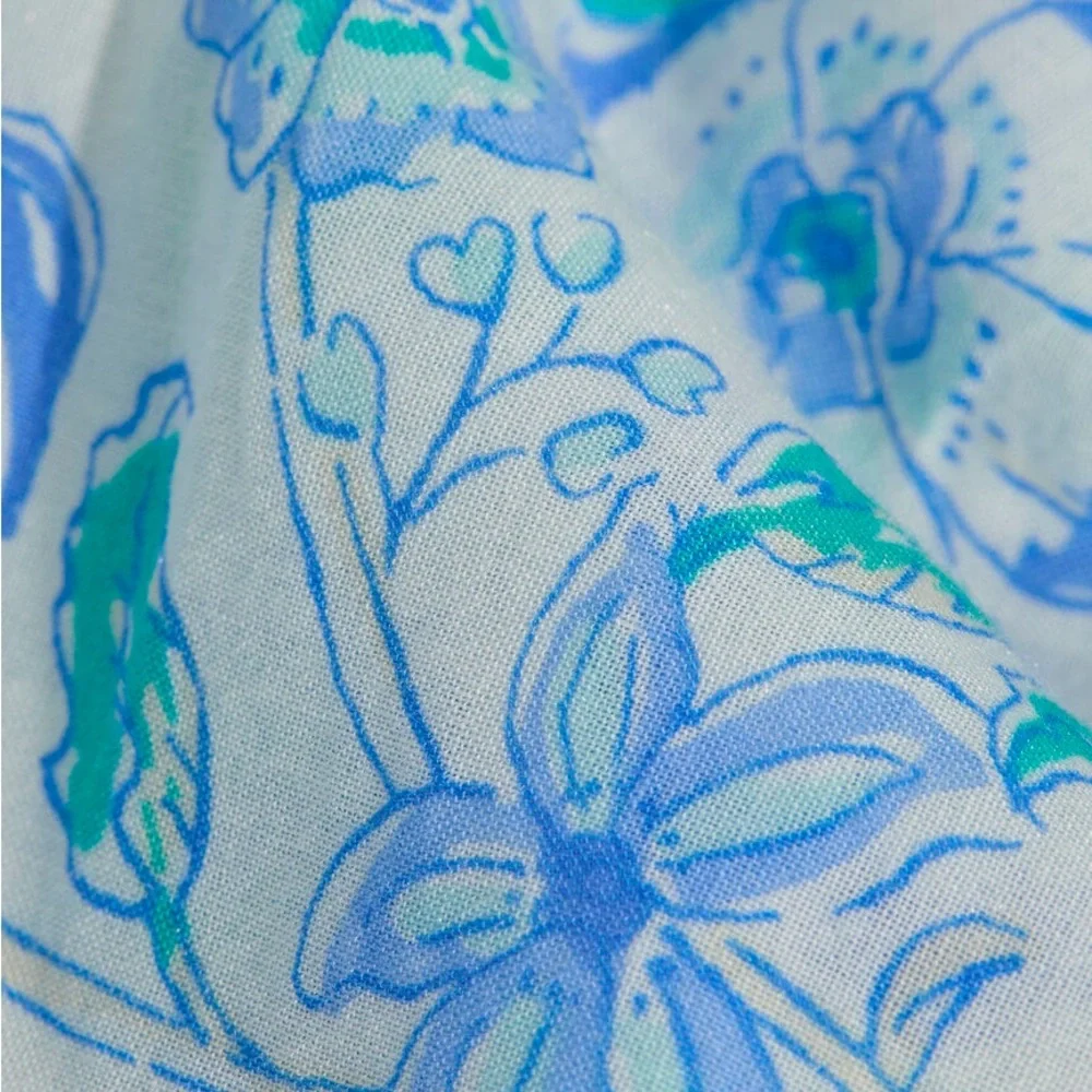 Vineyard Vines Blue and White Tiered Sundress - Picture 7 of 13